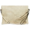 Caspar TA339 Women's Clutch Bag, nude