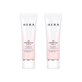 Hera 헤라 UV프로텍터 톤업 썬크림 SPF50+ PA++++ 2개 Hera UV Protector Tone Up Sun Cream SPF50+ PA++++ 2pcs