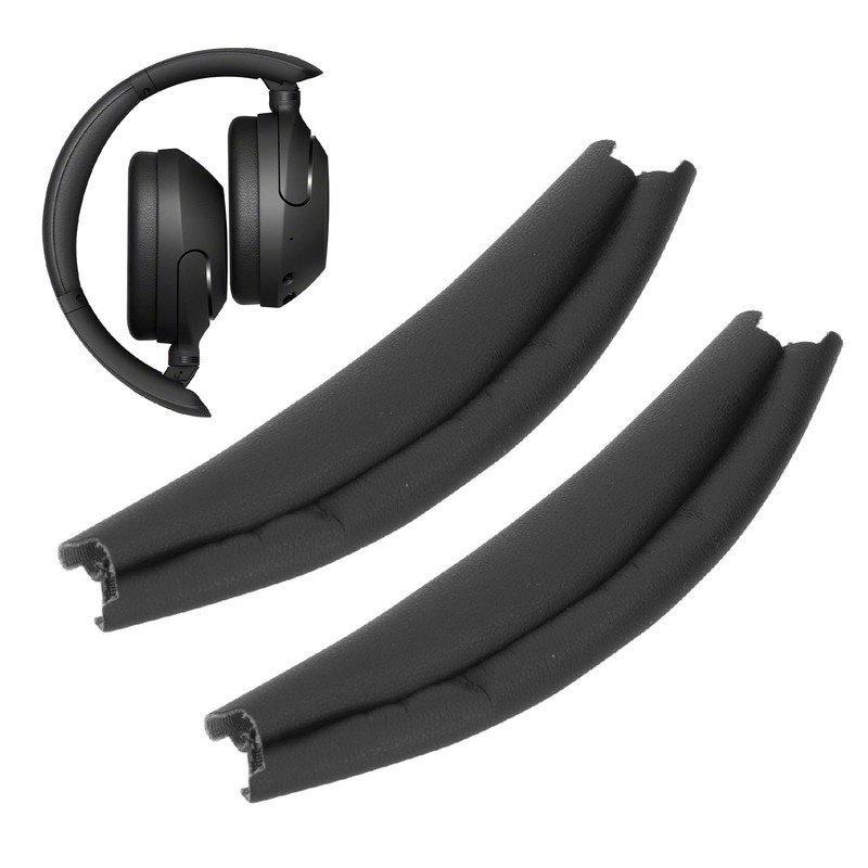 2PCS Replacement Headband Pad with High Elasticity, Soft Protein Leather