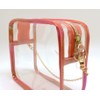 CONC CO520 Clear Sewn Pouch, Sunset Orange