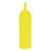 Vogue Yellow Squeeze Sauce Bottle 24oz - Condiment Seasoning Squirt
