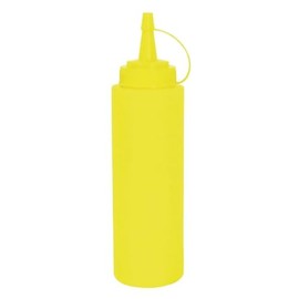 Vogue Yellow Squeeze Sauce Bottle 24oz - Condiment Seasoning Squirt Dispenser K158