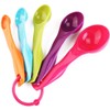 Small Spoon, Colourful Plastic Measuring Spoon, 5 Pieces Colourful Plastic