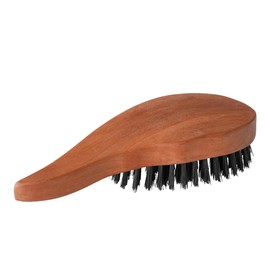 Hair Brush Wild Boar Bristles Teardrop Shape Pear Wood Hair Brush with Natural Bristles, High-Quality Boar Bristles, All Hair Types, All Hair Lengths
