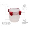 Joseph Joseph Nest Lock 8-piece Plastic BPA Free Round Food