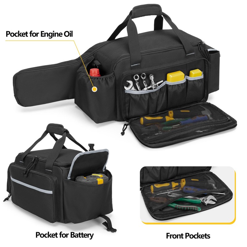 SAMDEW 10 & 12 Inch Chainsaw Carry Case Compatible with