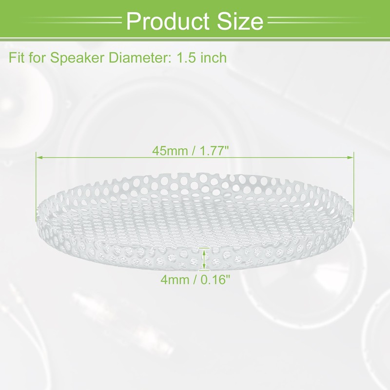 ACROPIX Universal 1.5 Inch Speaker Grills Mesh for Audio Subwoofer