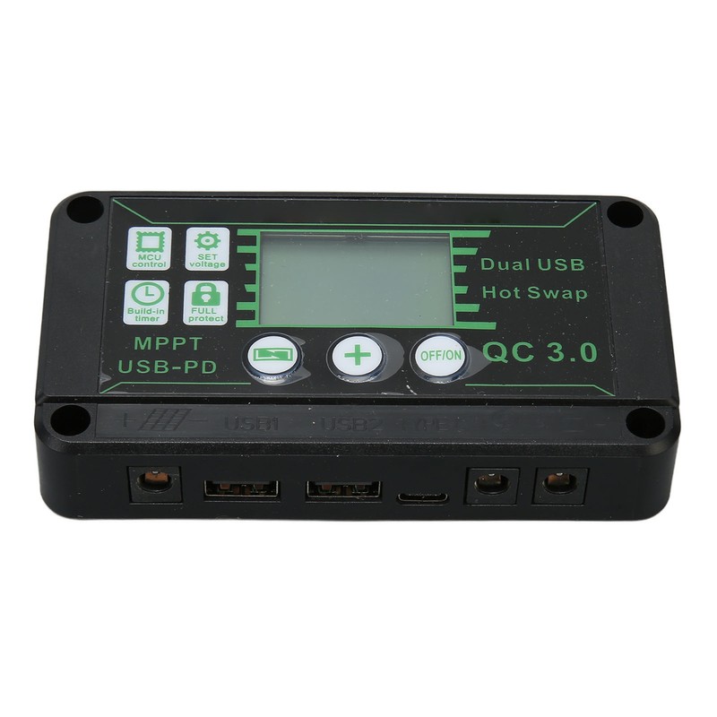 100W Solar Panel Kit 220W Inverter MPPT Controller Dual USB