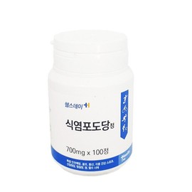 헬스데이 식염포도당 100정 1개 폭염안전예방정제염 Health Day Salt Glucose 100 Tablets 1 Pack Heat Safety Prevention Tablet Salt