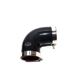 LTI - Acoplador universal de manguera de silicona con 4 capas reforzadas de alto rendimiento, 76 mm, con abrazadera de tornillo en T, acero inoxidable T304, color negro