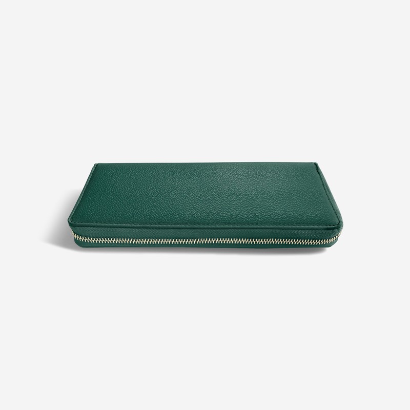 Stackers Forest Green Jewellery Roll