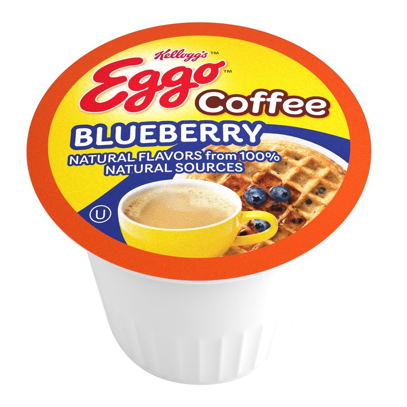 Eggo Beverages Blueberry Waffle Flavored Coffee Pods for Keurig K