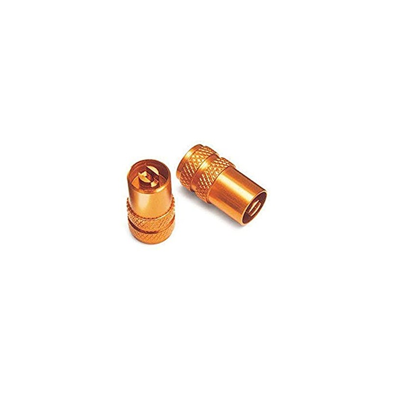 KTM SCHRADER VALVE STEM CAPS 2 1994-2019 7771097605004