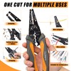 MulWark 3 in 1 Automatic Self Adjusting Wire Stripper/Cutter/Crimper, 8