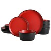 Gibson Soho Lounge Sofia Coupe Stoneware Dinnerware Set, Service for