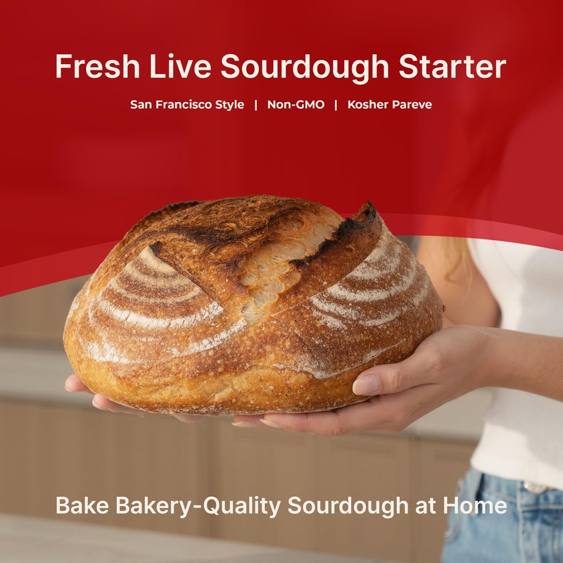 Apron Maven Premium Sourdough Starter Culture - Chewy Tangy San