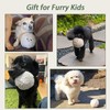 Veinbuty Squeaky Dog Balls,2 in 1 Interactive Plush Dog Toy