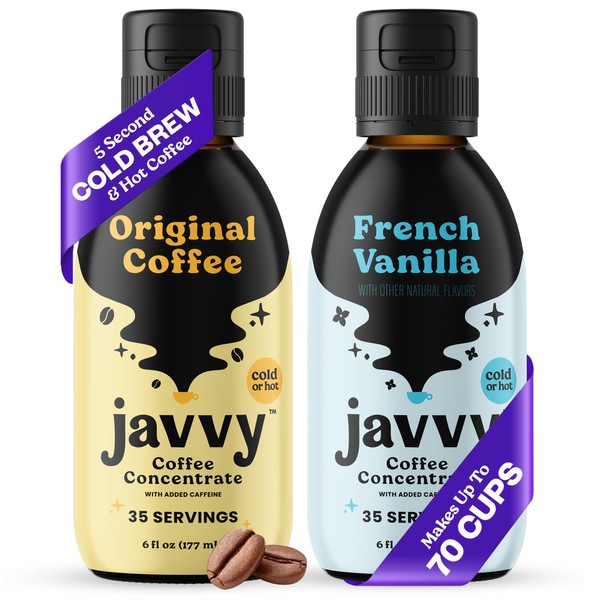 Javvy Javvy Coffee Concentrate - Cold Brew Coffee, Perfect for