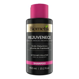 Biometik Shampoo Rejuvenece Antiedad Con Ácido Hialurónico