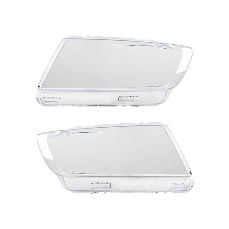 Anzios Left Right PC Transparent Lens Headlight Covers Compatible for