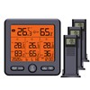 Thermohygrometer Backlight Alarm Calibration Function Wireless Indoor and Outdoor Temperature