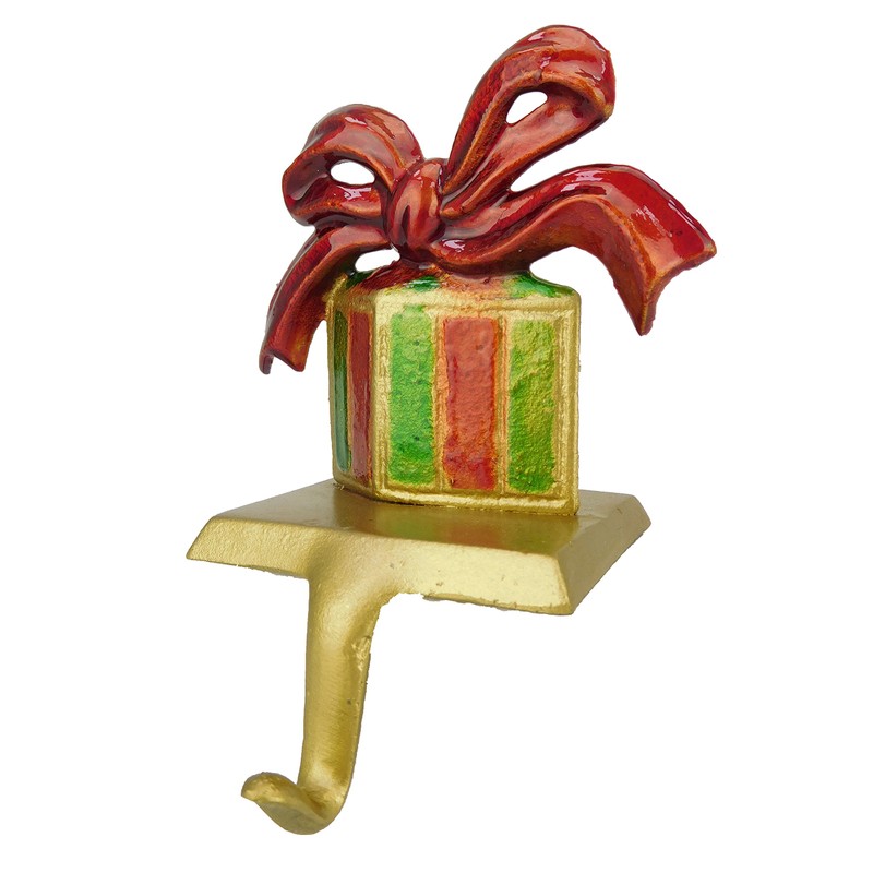Christmas Concepts® Shaped Christmas Stocking Hanger In Red/Green/Gold