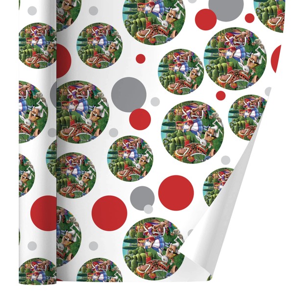 GRAPHICS & MORE Alice in Wonderland Garden Party Gift Wrap Wrapping Paper Roll