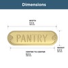 Franklin Brass Derby Pantry Door Sign Metal Interior Door Plaque