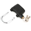Black Anti Theft Security Padlock Waterproof Siren Alarm Lock for