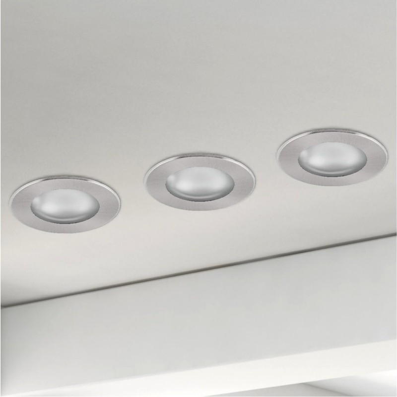 Furniture recessed Spotlight G4 12V, Metal Frame with, Glas Front