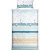 REDBEST Renforcé Bed Linen Maritime Blue/Beige Size 40 x 80
