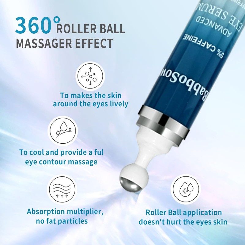 Under Eye Cream for Dark Circles with 5% Caffeine and