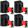 Landical 4 Pack 16.4 ft Magnetic Wall Mount Retractable Belt