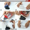 KEEPDSGN Shark Fin Roof Car Antenna Black Radio FM/AM Antena