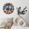 10-Inch Custom Wooden Clock that is a Miniature Model of
