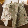 Coucke, Ivory Pomegranate French Ecru Kitchen/Tea Towel, Cotton/Linen Blend