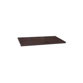 Faux Dark Walnut Shelf (Melamine) - 12" D x 24" L