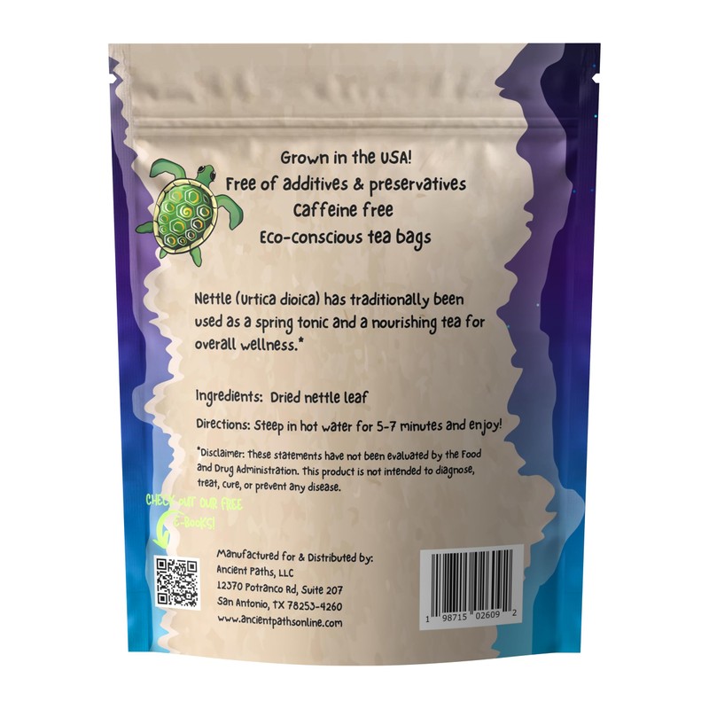 Ancient Paths Nettle Leaf Herbal Tea - Overall Wellness Support