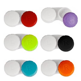 Duxesuk 6 Pack Travel Contact Lens Case - Convenient and Portable, Easy Replacement Anytime