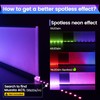 Muzata 4FT/1.2M Spotless Aluminum LED Baseboard Lighting Frosted LED Strip