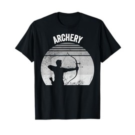 Archery Silhouette with Bow and Arrow T-Shirt