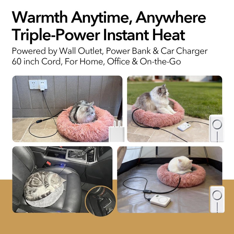 GooCare USB Pet Heating Pad – Turns Any Pet Bed