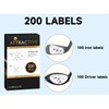 ATTRACTIVE Golf Impact Tape Set, 200 Pcs Club Impact Stickers