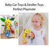 D-KINGCHY Baby Car Seat Stroller Toys Plush Hanging Animal Stuffed