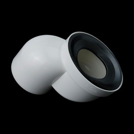 Savagrow Full Flush Offset Toilet Flange 7.5cm Toilet Flange Offset Hose Connector Toilet Change Place Extension