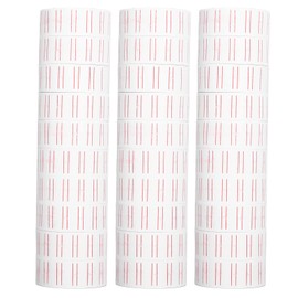 3 Rolls of 1500 Labels Paper for Price Gun M5500 and MX5500, Super Sticky Price Labels Price Stickers