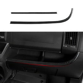 Youtaiche Dashboard Instrument Panel Strip Decor Trim Interior Accessories for Dodge RAM Promaster 1500 2500 3500 2014-2021/2007-2023 Fiat Ducato, Citroen Jumper, Peugeot Boxer Carbon Fiber Stickers