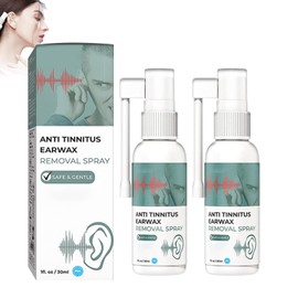 Hearing Restoration Spray, Anti Tinnitus Earwax Removal Spray, Earwax Cleaning Spray, Tinnitus Spray for Ear (2PCS)