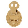 Brass Hasp Buckle Lock Retro Design 8cm Diameter Rust Resistance