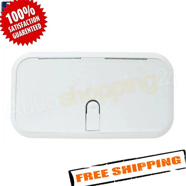 T-H Marine HDS-0714-2-DP 7"x14" Polar White Designer Series Non Locking